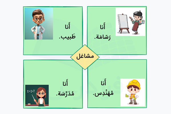 مشاغل به عربی