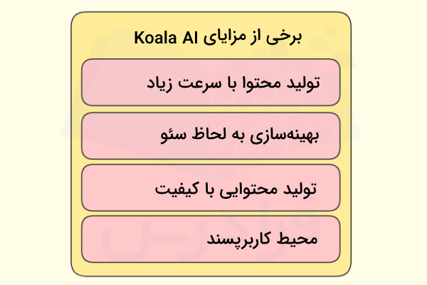 برخی از مزایای Koala AI