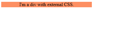 تصویر ساده‌ای از عبارت HTML همراه با کد CSS - CSS چیست