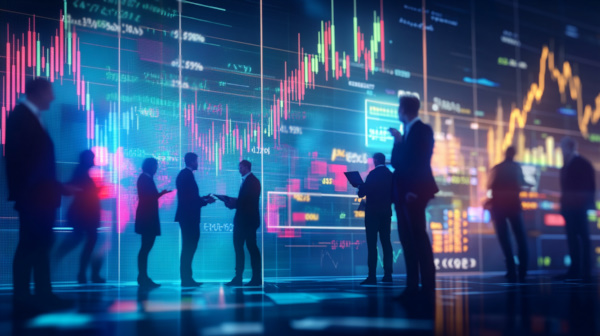 تصویری جذاب از پلتفرمهای معاملاتی فارکس با همکاری معاملهگران و نمودارهای پویا