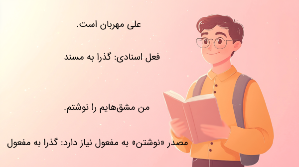 تشخیص فعل گذرا و ناگذرا