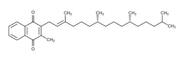 ساختار مولکولی ویتامین k