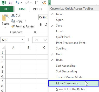 ابزار command- تغغیر جهت نمودار در اکسل