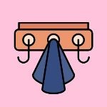 چوب لباسی به عربی