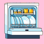 ماشین ظرف شویی به عربی