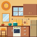 آشپزخانه به عربی