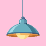 چراغ به عربی