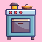 اجاق گاز به عربی