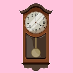 ساعت دیواری به عربی