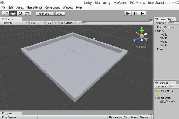 ساخت زمین بازی به شکل گرافیکی