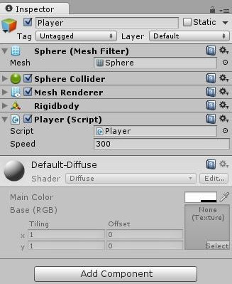 تنظیمات مربوط به دادن امکان حرکت به بازیکن