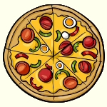 پیتزا به عربی