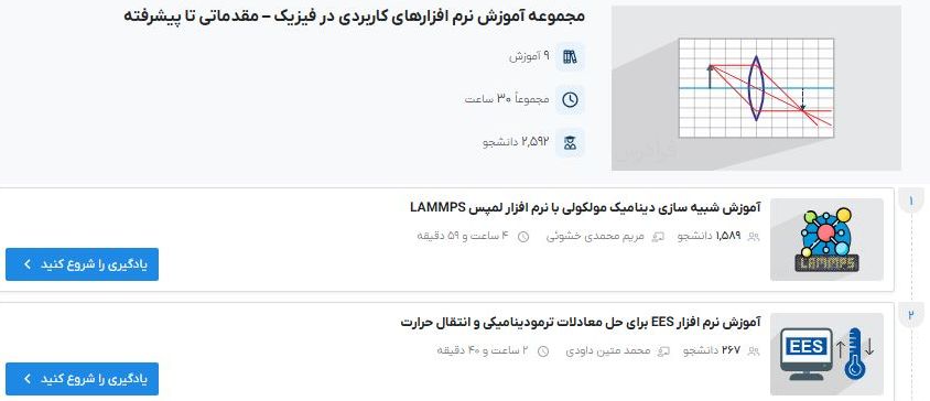 مجموعه آموزش نرم‌ افزارهای کاربردی در فیزیک – مقدماتی تا پیشرفته فرادرس