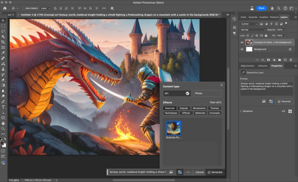 ابزار Adobe Photoshop's AI editor برای ادیت عکس با هوش مصنوعی