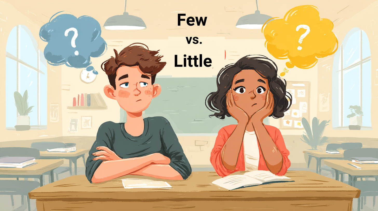 گرامر Few و Little در انگلیسی – به زبان ساده + تفاوت، کاربرد و مثال‌
