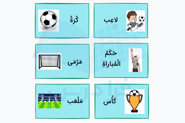 لغات فوتبالی رایج در عربی