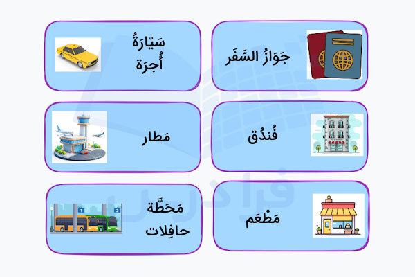 لغات عربی کاربردی برای توریست ها