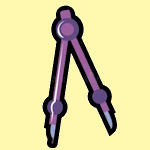 پرگار به عربی - اشکال هندسی به عربی