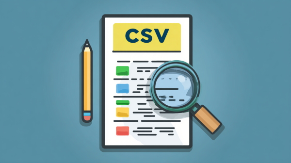خواندن دادههای CSV در پایتون ذرهبین و مداد بر روی کاغذ