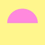 نیم دایره به عربی