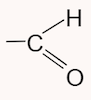 کربنی با یک پیوند دوگانه به اکسیژن و یک هیدروژن - آلدهید