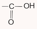 کربنی با یک پیوند دوگانه به اکسیژن و یک هیدروکسید - کربوکسیلیک اسید