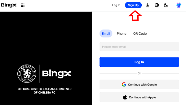 ثبت نام در بینگ ایکس