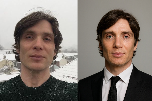 سلفی و پرتره رسمی کیلیان مورفی - پرامپت چت جی پی تی برای عکس