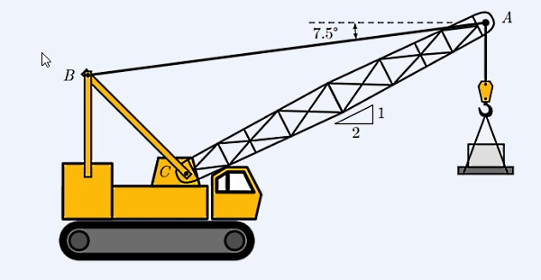 جرثقیلی با رنگ زرد در حال بلند کردن وسایل ساختمانی