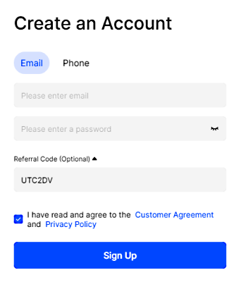 تکمیل اطلاعات در صرافی بینگ ایکس