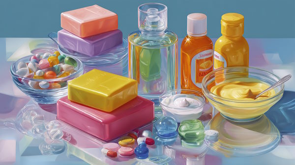 سس خوراکی، صابون و قرص