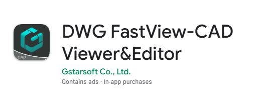 لوگوی برنامه dwg fastview- باز کردن فایل dwg در اندروید