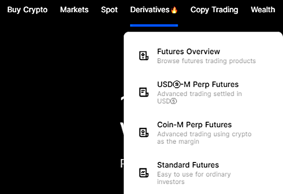 فیوچرز صرافی بینگ ایکس