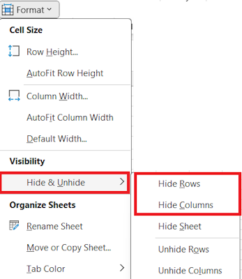 مخفی کردن ردیف و ستون-print-full-page
