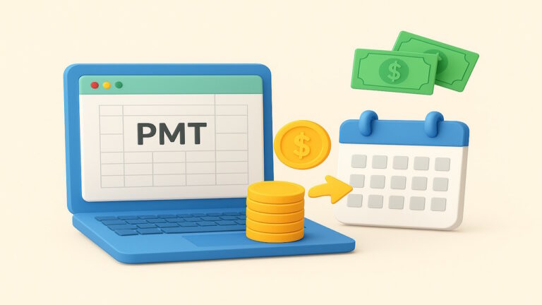 تابع PMT در اکسل چیست؟ – آموزش محاسبه اقساط وام با مثال به زبان ساده