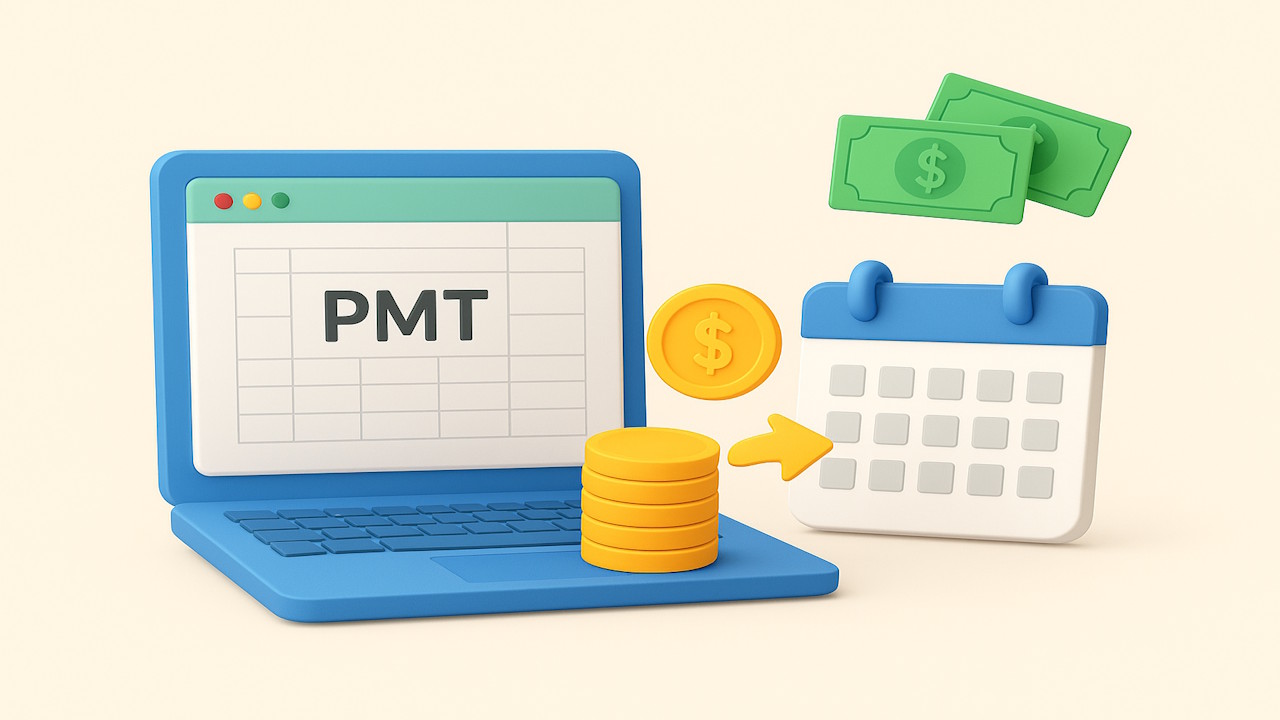 تابع PMT در اکسل چیست؟ – آموزش محاسبه اقساط وام با مثال به زبان ساده