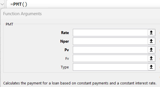 پنجره مربوط به محاسبه قسط وام- محاسبه قسط