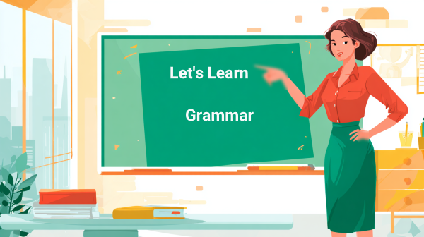 معلمی در حال اشاره به تخته و تدریس زبان