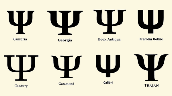 فونت های مختلف لوگوی روانشناسی - لوگوی روانشناسی چیست