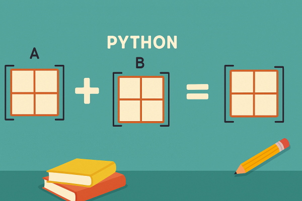 جمع دو ماتریس در پایتون