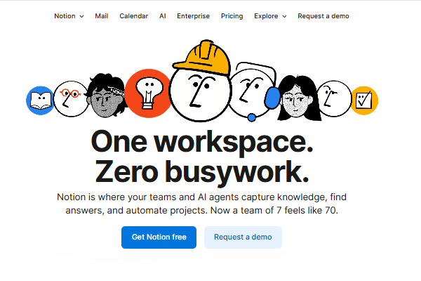 Notion AI ابزاری برای برنامه ریزی درسی با هوش مصنوعی رایگان