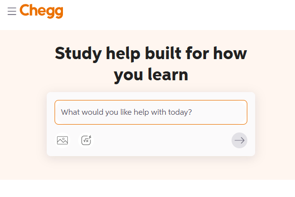 برنامه ریزی درسی با هوش مصنوعی رایگان Chegg Study - یادگیری گام به گام با هوش مصنوعی