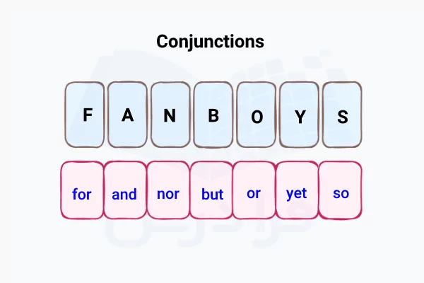 انواع حروف ربط هم‌پایه در انگلیسی