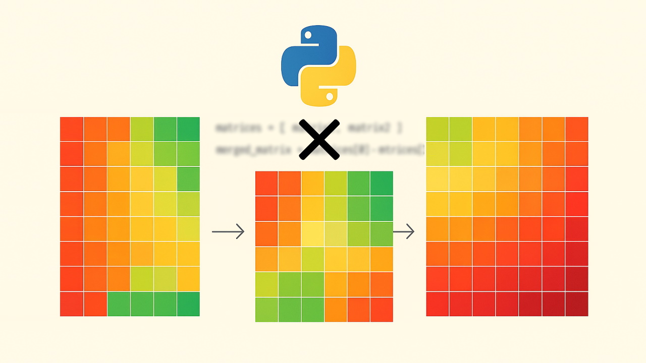ضرب ماتریس در پایتون با مثال و کد – به زبان ساده