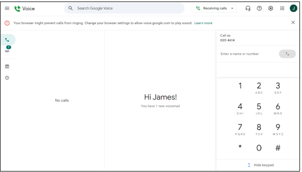 صفحه اصلی گوگل ویس-اکانت گوگل ویس