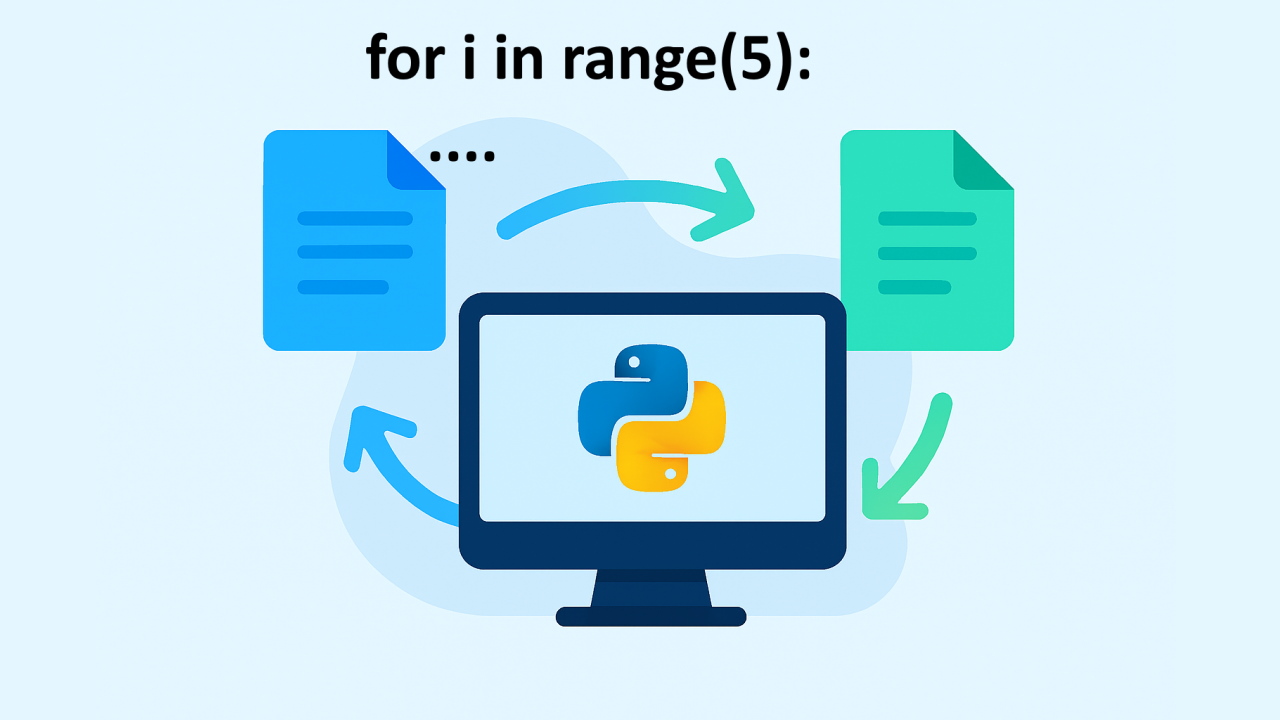 نمونه سوال حلقه for در پایتون – به زبان ساده + کد