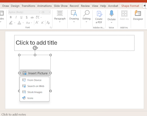 انتخاب محل آپلود عکس-insert-pic