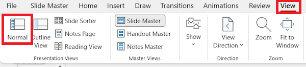 بازگشت به حالت عادی اسلاید-insert-pic
