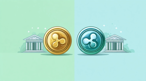 تصویری از XRP در کنار بانک مرکزی