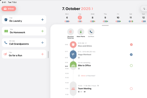Structured ابزاری برای برنامه ریزی تنها با صحبت کردن - برنامه ریزی روزانه با هوش مصنوعی